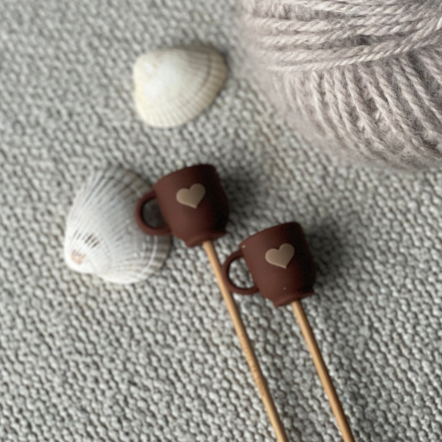 Kaffibolla prjónastopparar