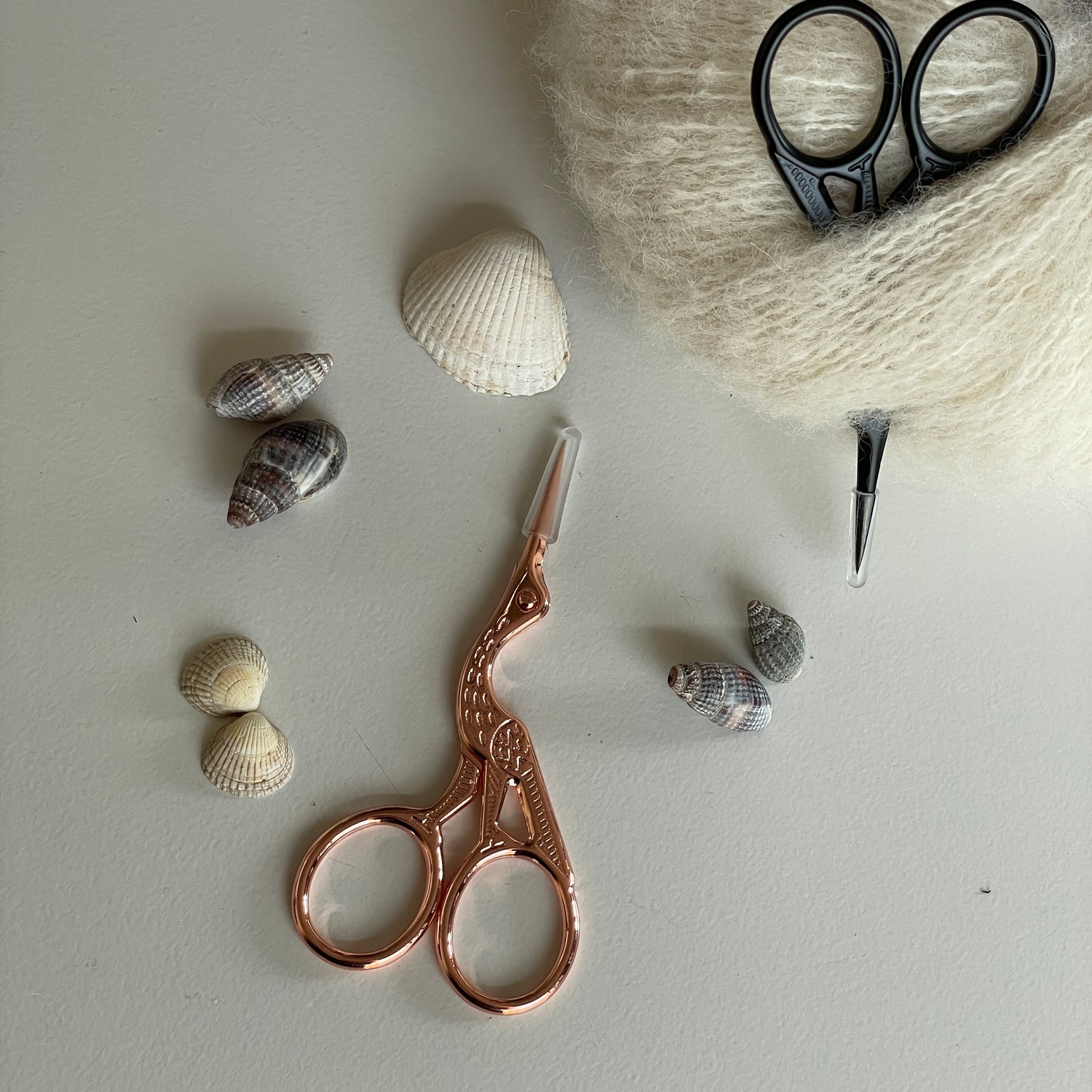 Storkur skæri rose gold
