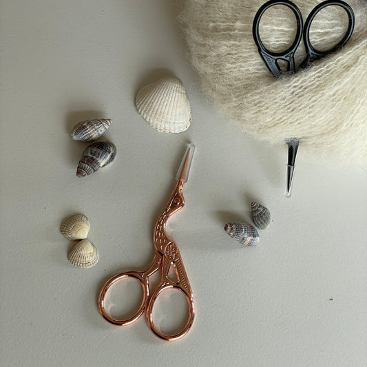 Storkur skæri rose gold