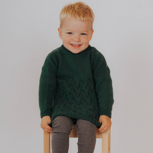 Hæðir barnapeysa | Fanneyknits