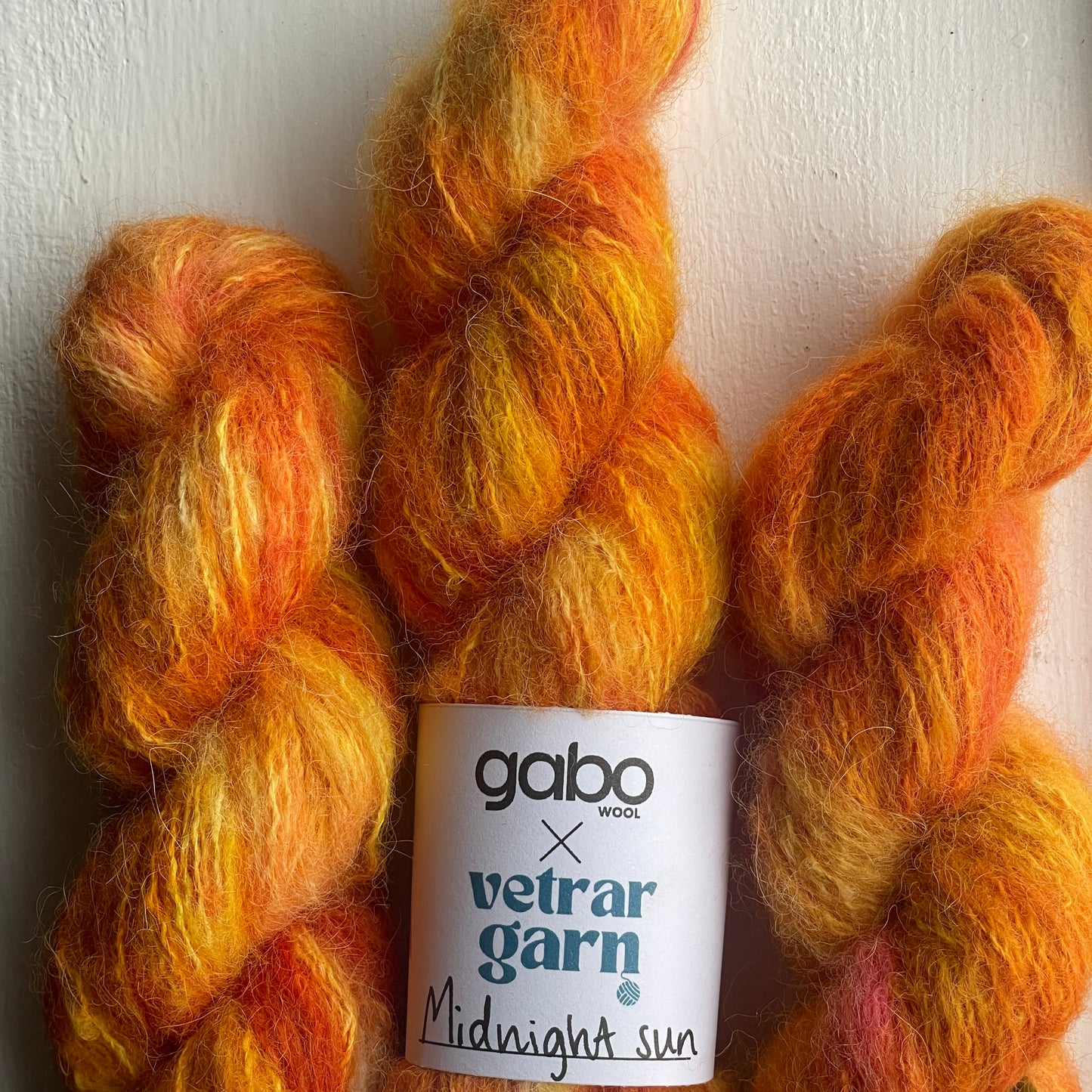 GABO x Vetrar garn handlitað garn