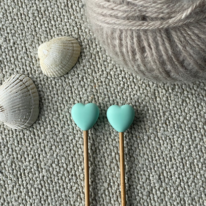 Hjarta prjónastopparar