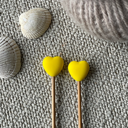 Hjarta prjónastopparar