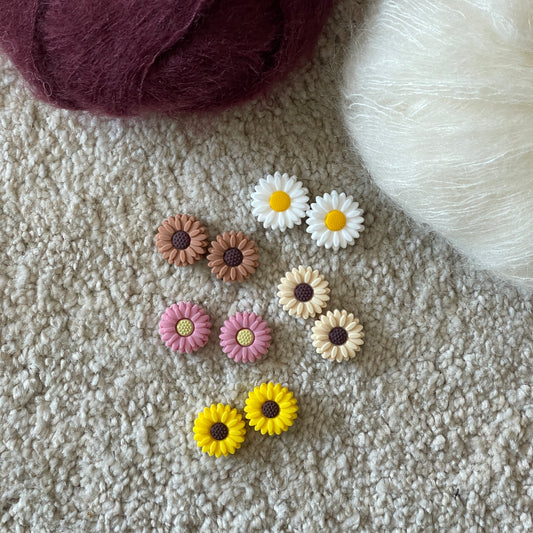 Blóma prjónastopparar