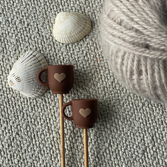 Kaffibolla prjónastopparar