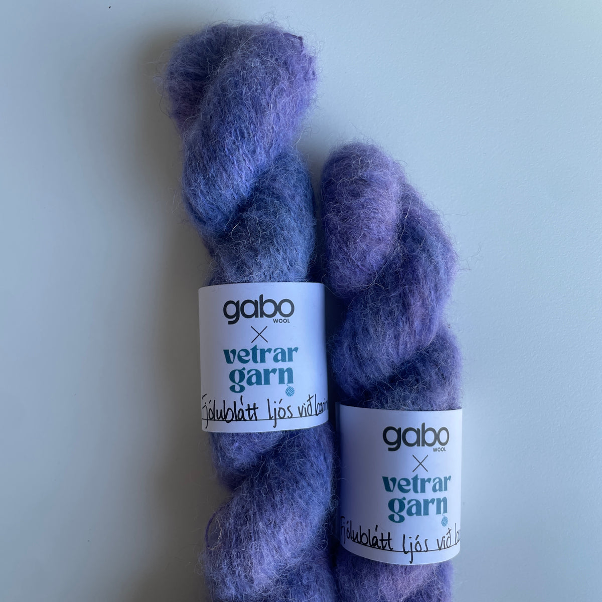 GABO x Vetrar garn handlitað garn