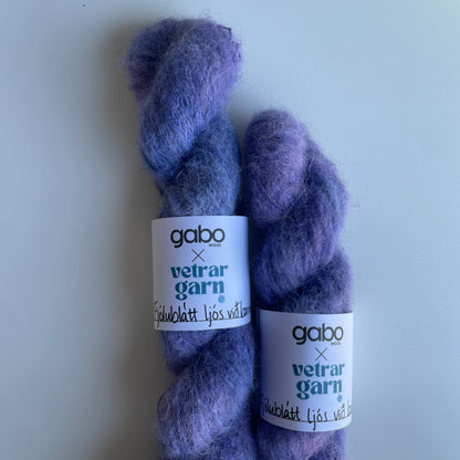 GABO x Vetrar garn handlitað garn